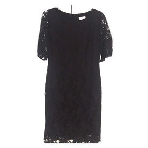 Eci Black Lace Dress